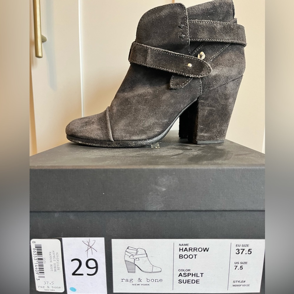 Good Used Condition Rag&Bone Harrow Boots size 37.5